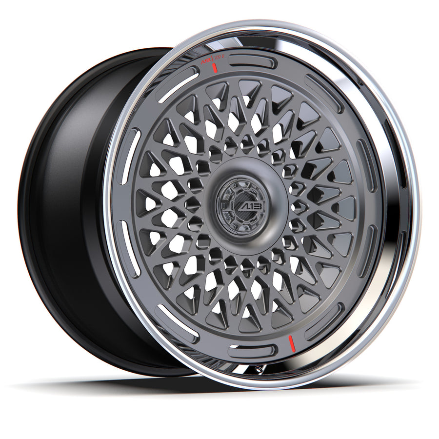 AL13 C025R-109R forged wheel with ACL center-lock style cap