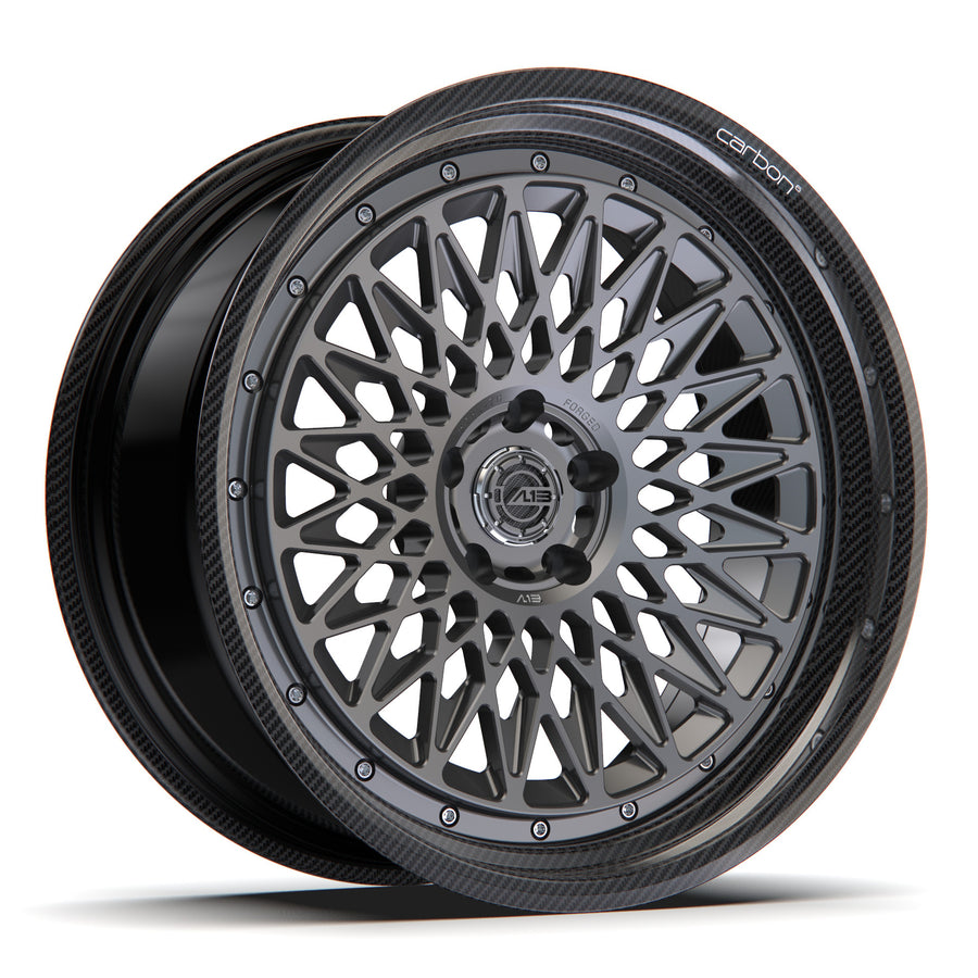 AL13 C025R Carbon6 carbon hybrid forged wheel