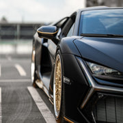 Lamborghini Revuelto on AL13 C025R forged wheels in Satin Race Gold / Polished Gloss finish