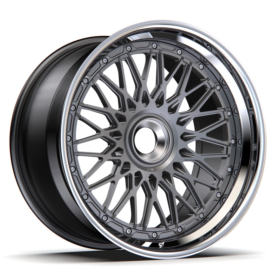 AL13 C030R forged wheel with center lock cap