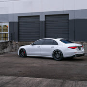 Mercedes-AMG S63E on AL13 C035 forged wheels in Satin Black / Gloss Black finish