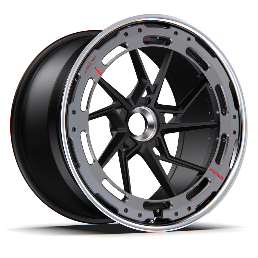AL13 D001-109R forged wheel with center lock cap