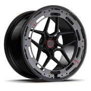 AL13 D002-109R Carbon6 carbon hybrid forged wheel