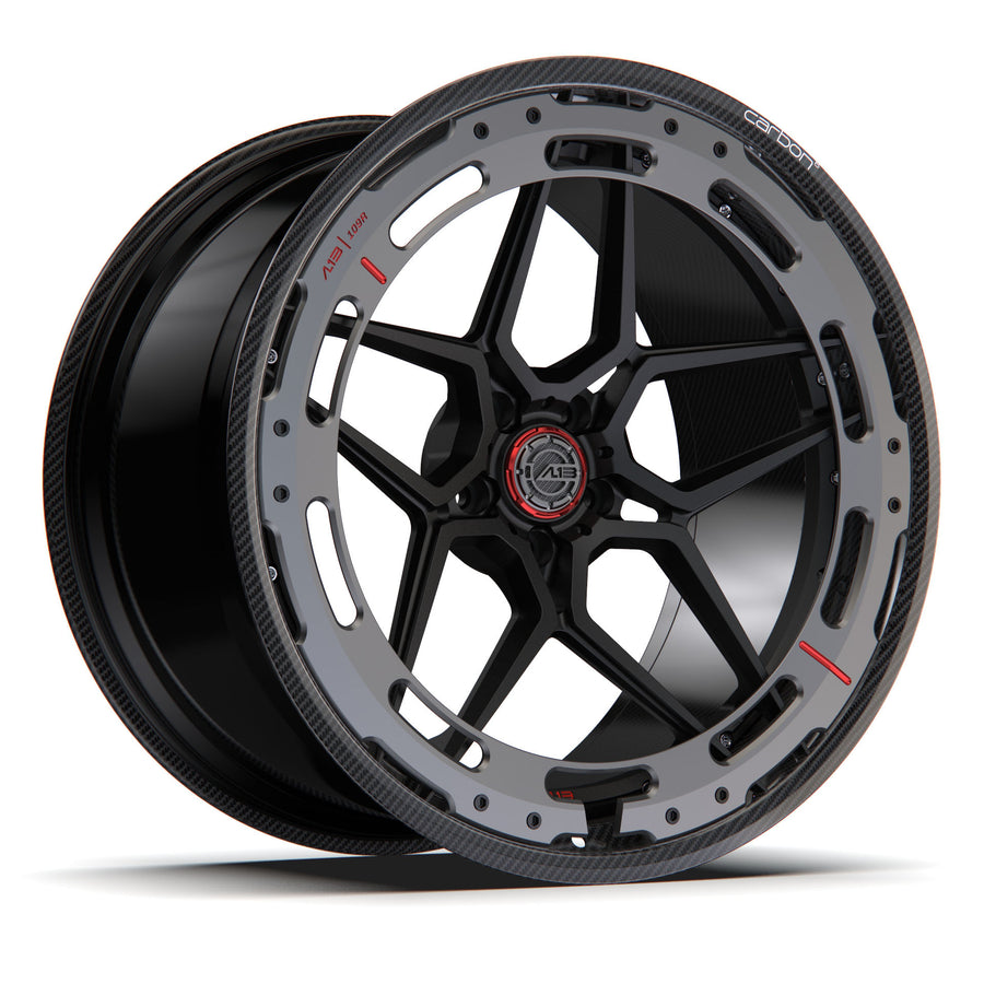 AL13 D002-109R Carbon6 carbon hybrid forged wheel