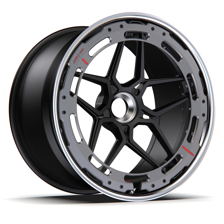 AL13 D002-109R forged wheel with center lock cap