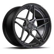 AL13 D002 Carbon6 carbon hybrid forged wheel