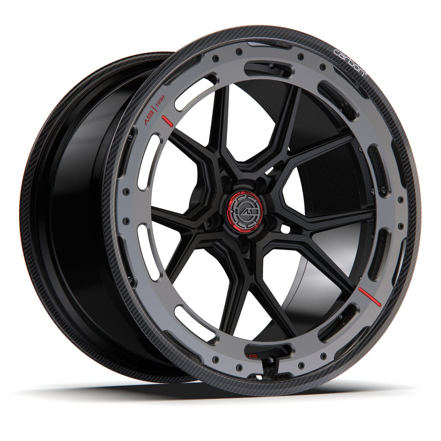 AL13 D003-109R Carbon6 carbon hybrid forged wheel