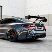 BMW M4 G82 on AL13 D003 forged wheels in Satin Black / Gloss Black finish