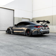 BMW M4 G82 on AL13 D003 forged wheels in Satin Black / Gloss Black finish