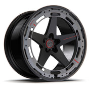 AL13 D006-109R Carbon6 carbon hybrid forged wheel