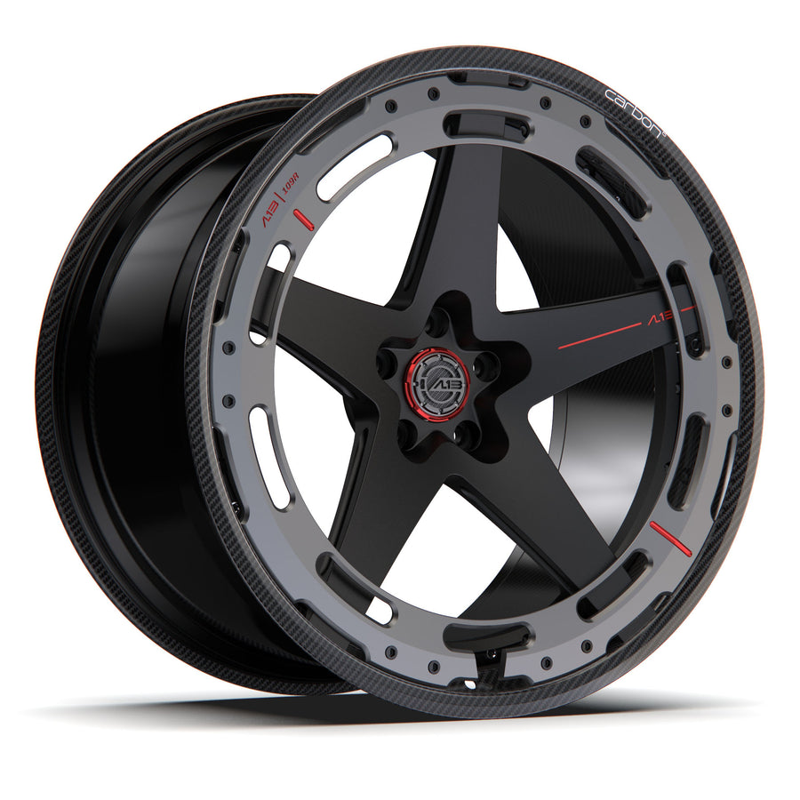 AL13 D006-109R Carbon6 carbon hybrid forged wheel