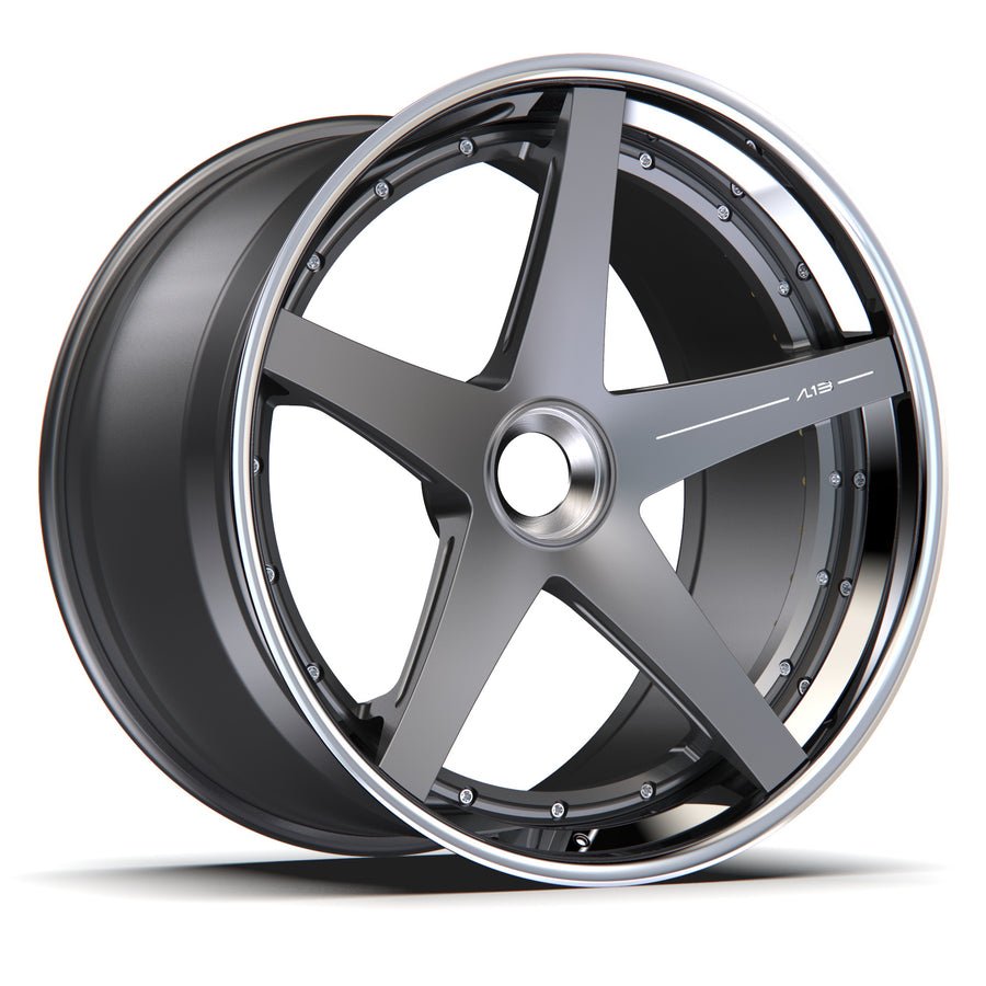 AL13 D006 forged wheel with center lock cap