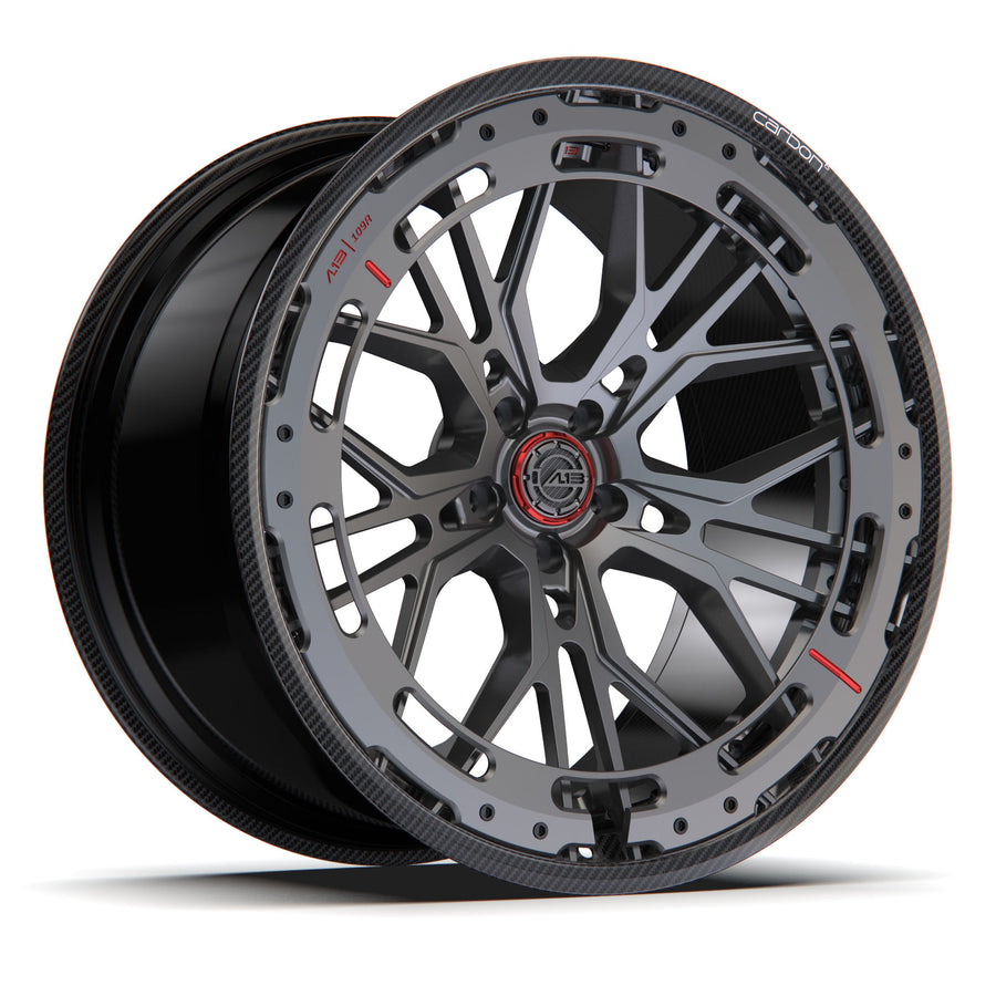 AL13 D008-109R Carbon6 carbon hybrid forged wheel