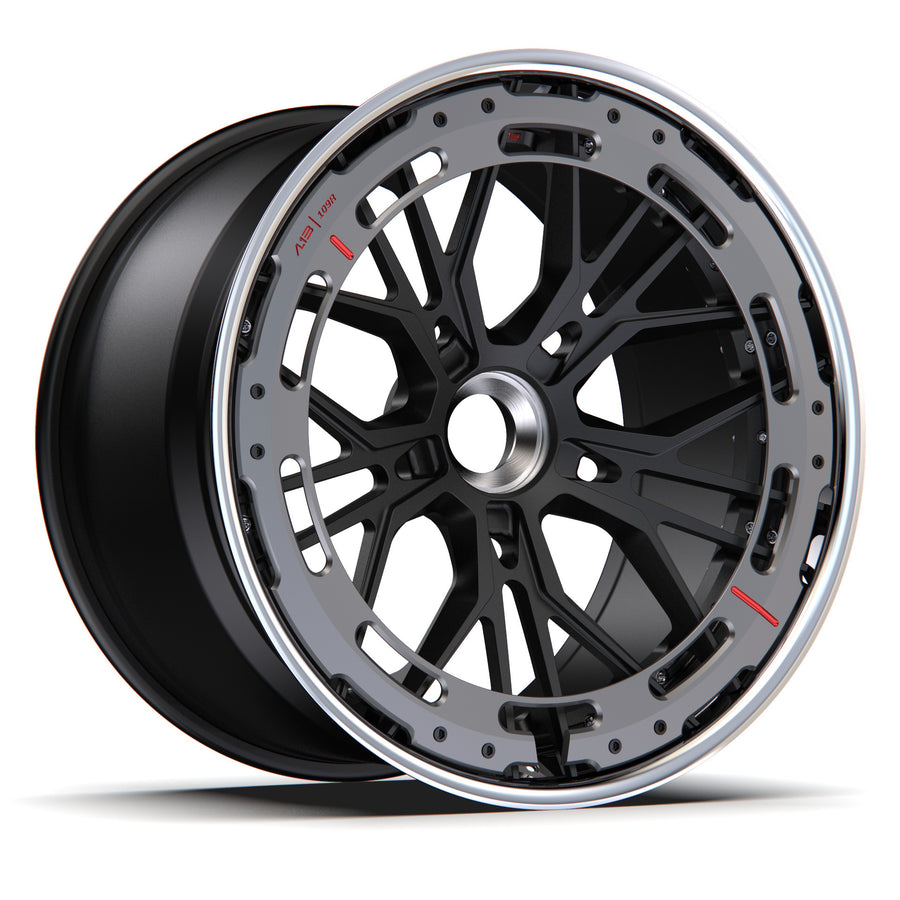 AL13 D008-109R forged wheel with center lock cap