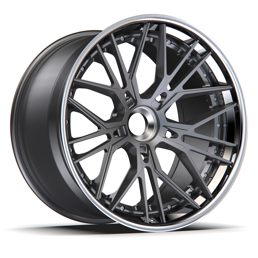 AL13 D008 forged wheel with center lock cap