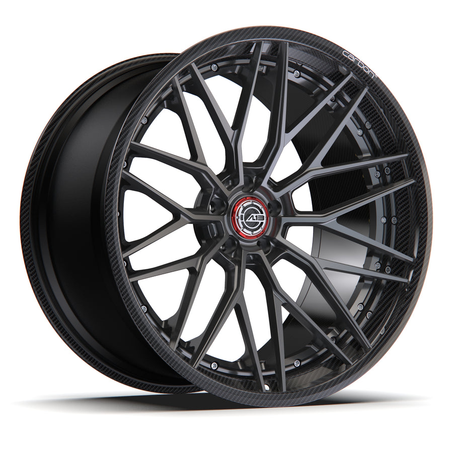 AL13 D009 Carbon6 carbon hybrid forged wheel
