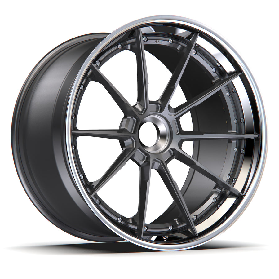 AL13 D010 forged wheel with center lock cap