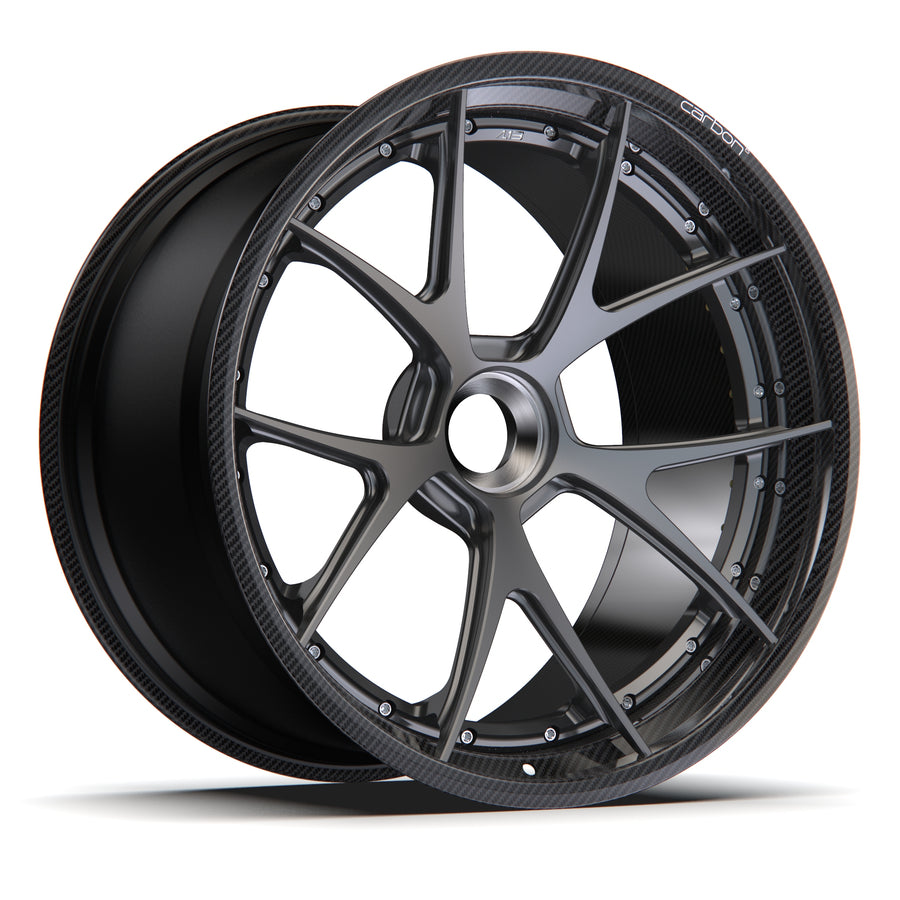AL13 D011 Carbon6 carbon hybrid forged wheel