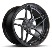 AL13 D014 Carbon6 carbon hybrid forged wheel