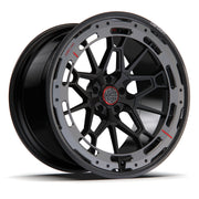AL13 D015-109R Carbon6 carbon hybrid forged wheel