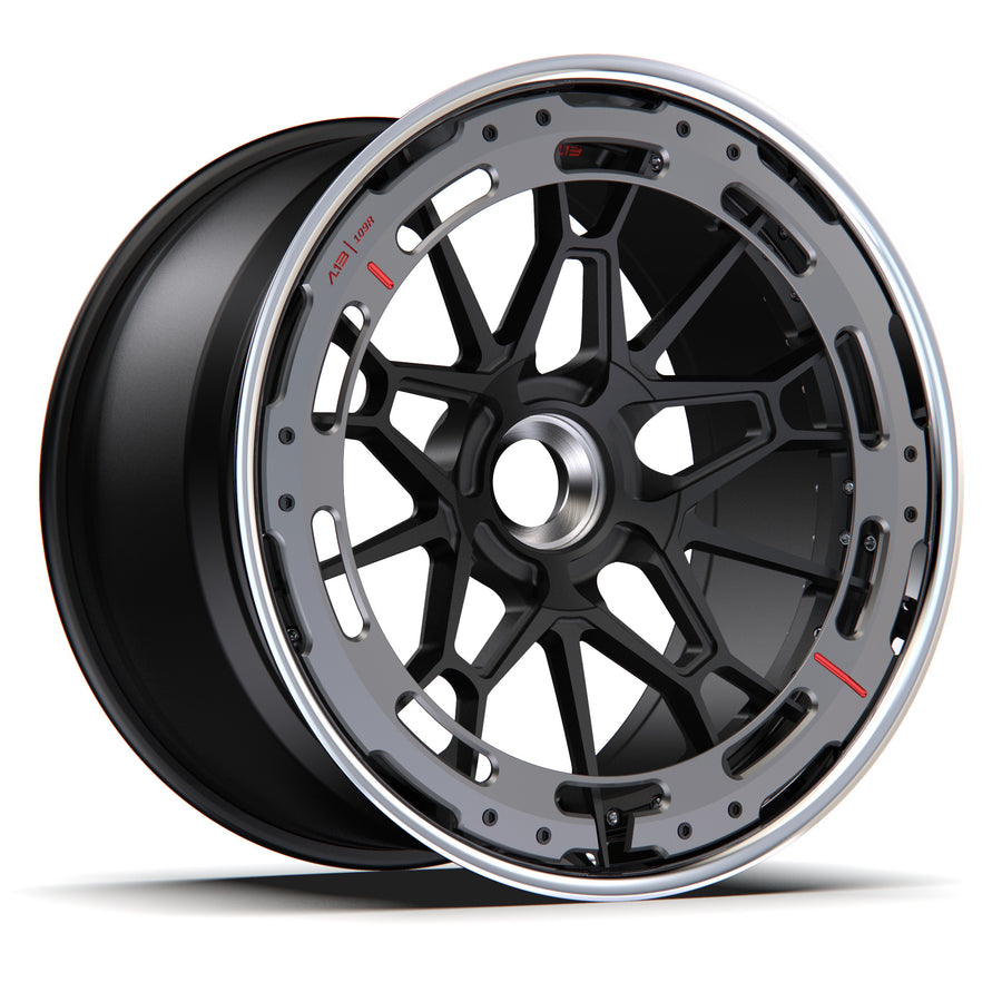 AL13 D015-109R forged wheel with center lock cap