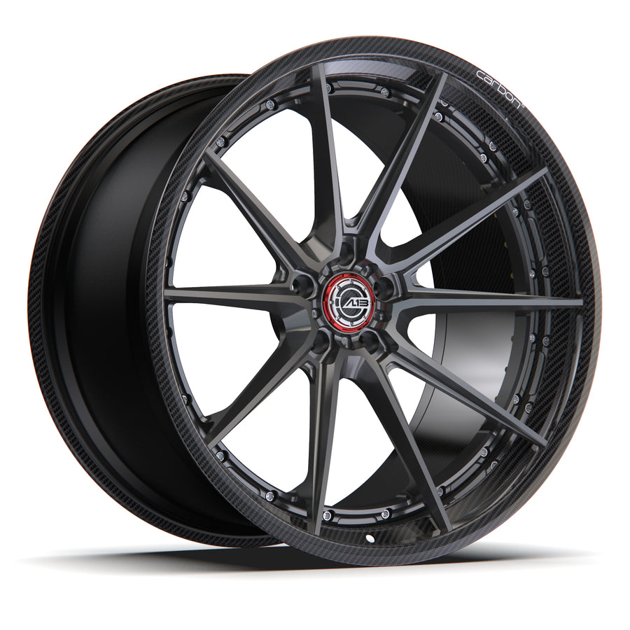 AL13 D016 Carbon6 carbon hybrid forged wheel
