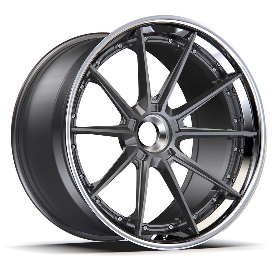 AL13 D016 forged wheel with center lock cap