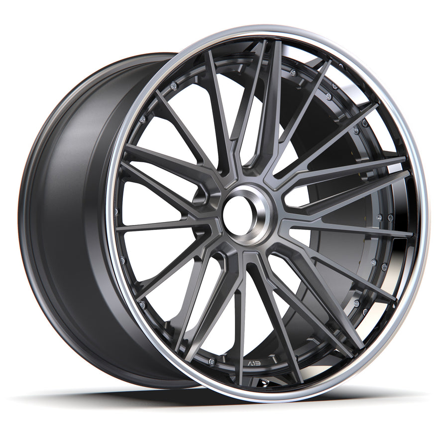 AL13 D017 forged wheel with center lock cap