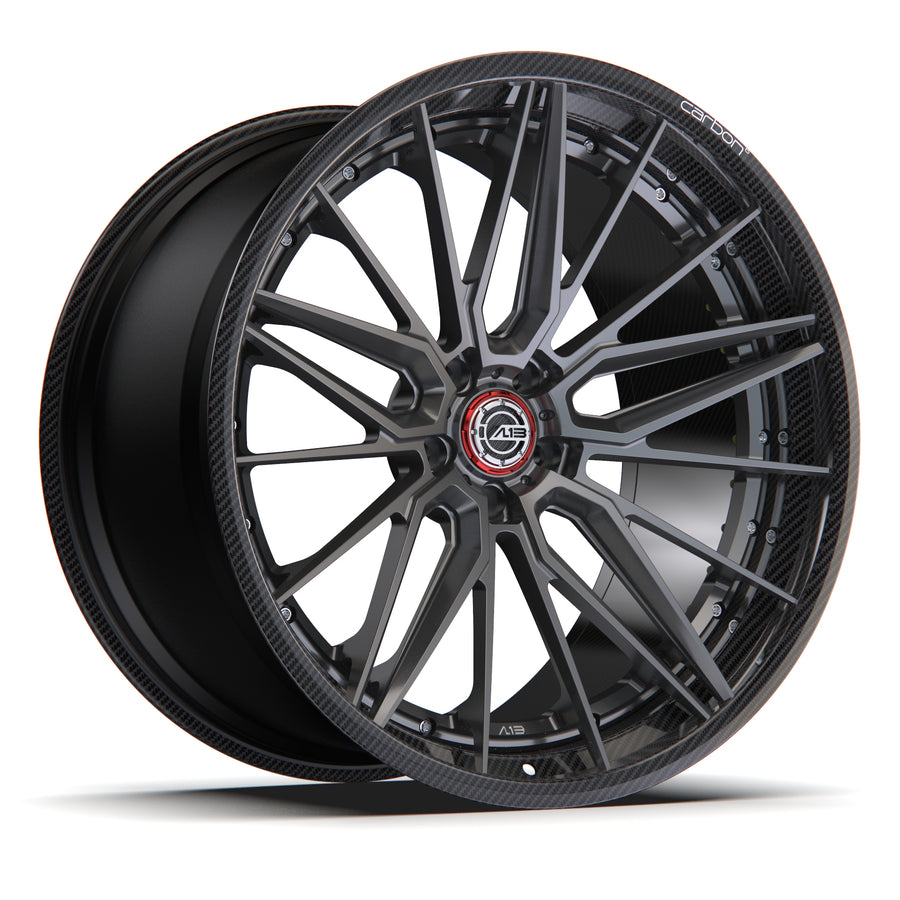 AL13 D017 Carbon6 carbon hybrid forged wheel