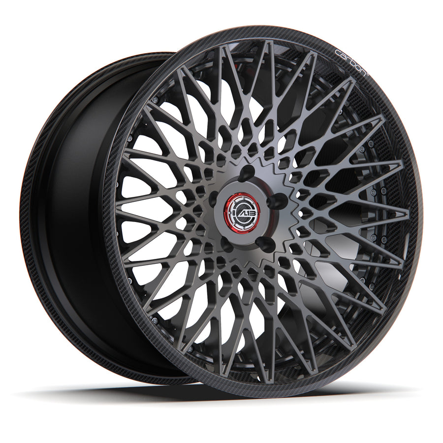 AL13 D020 Carbon6 carbon hybrid forged wheel