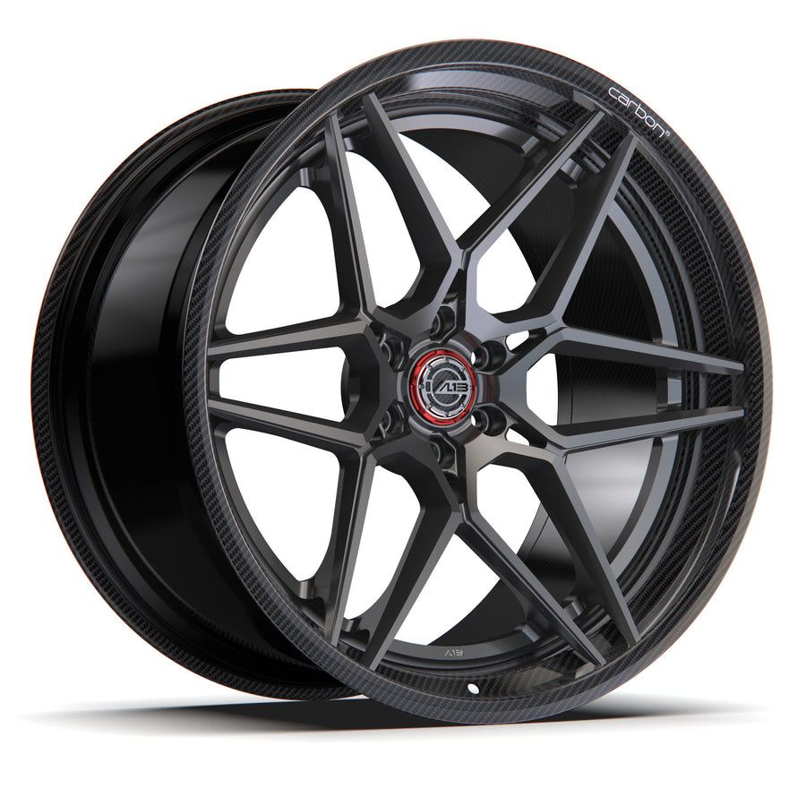 AL13 HDD002 Carbon6 carbon hybrid forged wheel