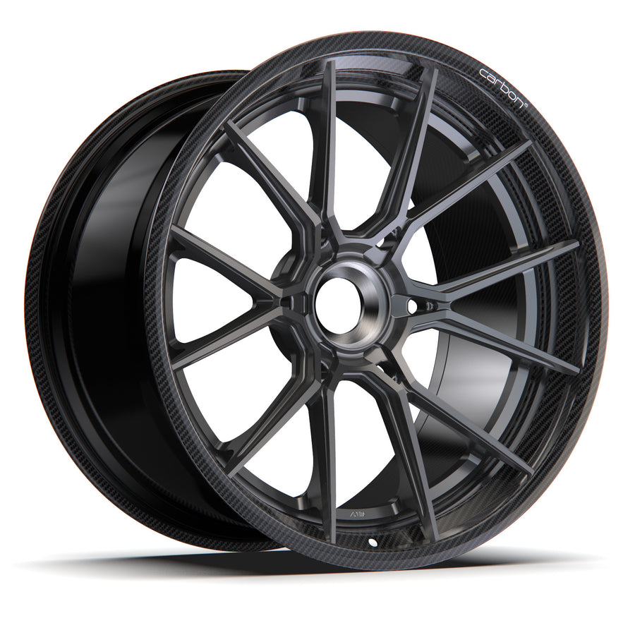 AL13 HDD003 Carbon6 carbon hybrid forged wheel