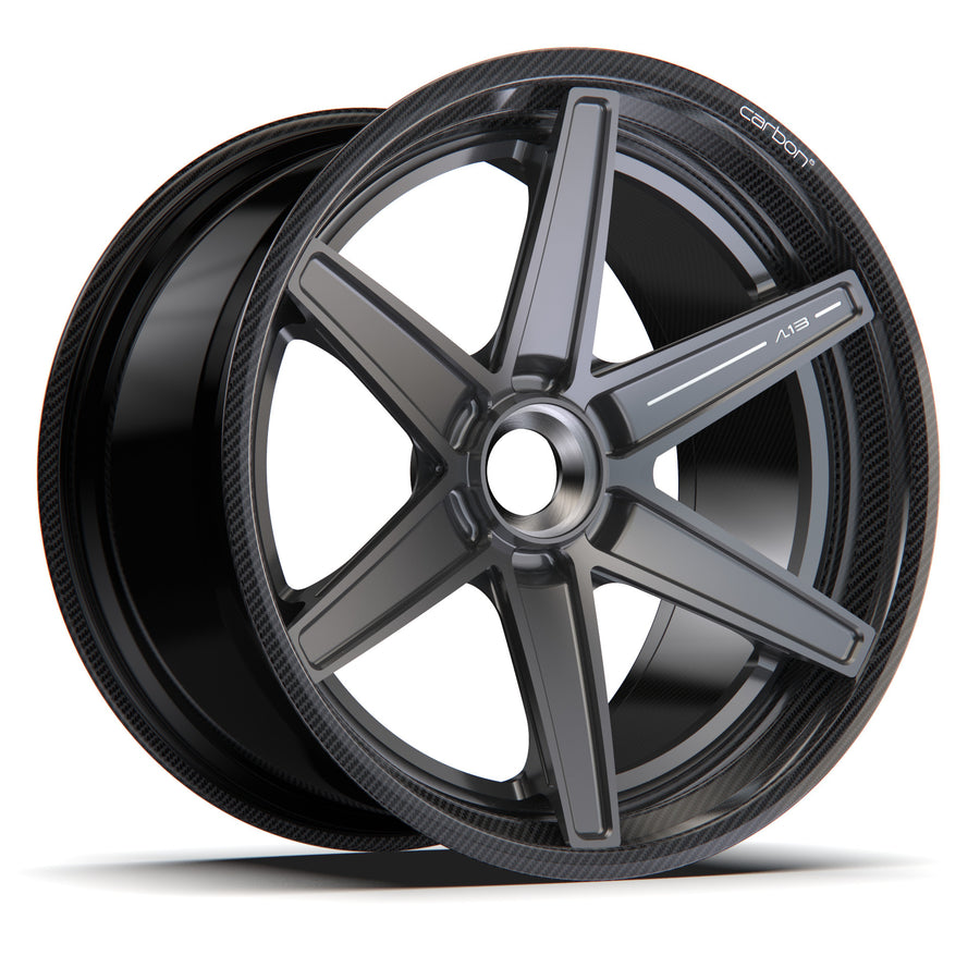 AL13 HDD006 Carbon6 carbon hybrid forged wheel