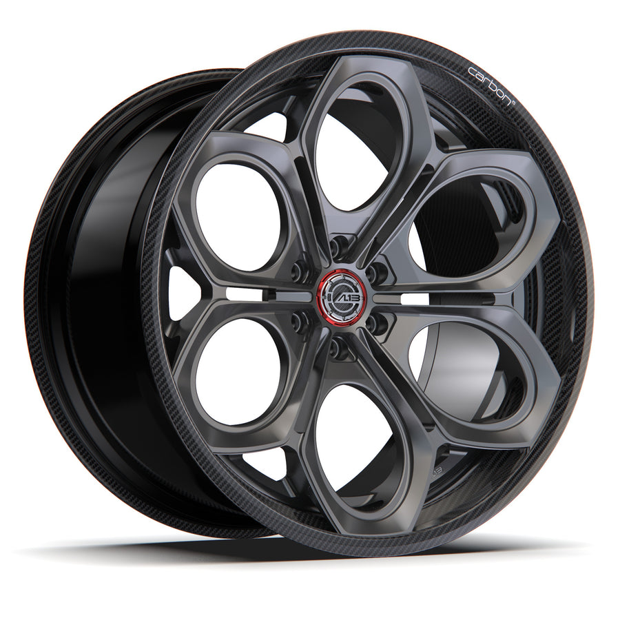 AL13 HDR110 Carbon6 carbon hybrid forged wheel