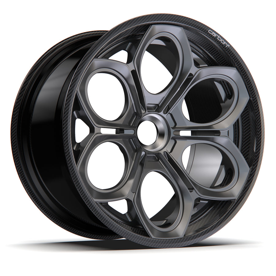 AL13 HDR110 Carbon6 carbon hybrid forged wheel