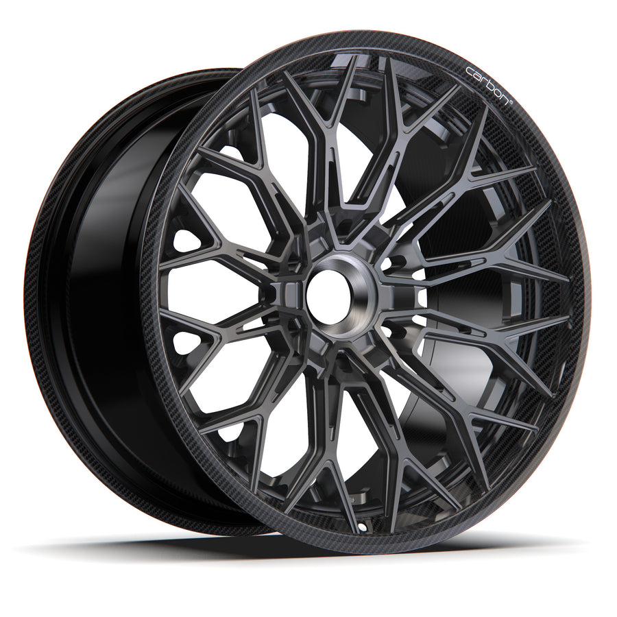 AL13 HDR300 Carbon6 carbon hybrid forged wheel