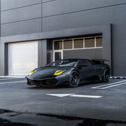 Lamborghini Murcielago on AL13 LM5C forged wheels in Satin Black finish