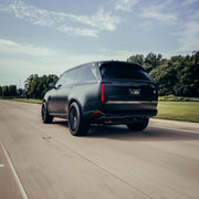 Range Rover SV on AL13 LUX03 forged wheels in Satin Black / Gloss Black finish