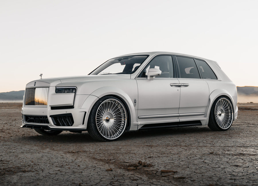 Rolls-Royce Cullinan Series II on AL13 LUX08 forged wheels in Polished Gloss / Brushed Surface finish