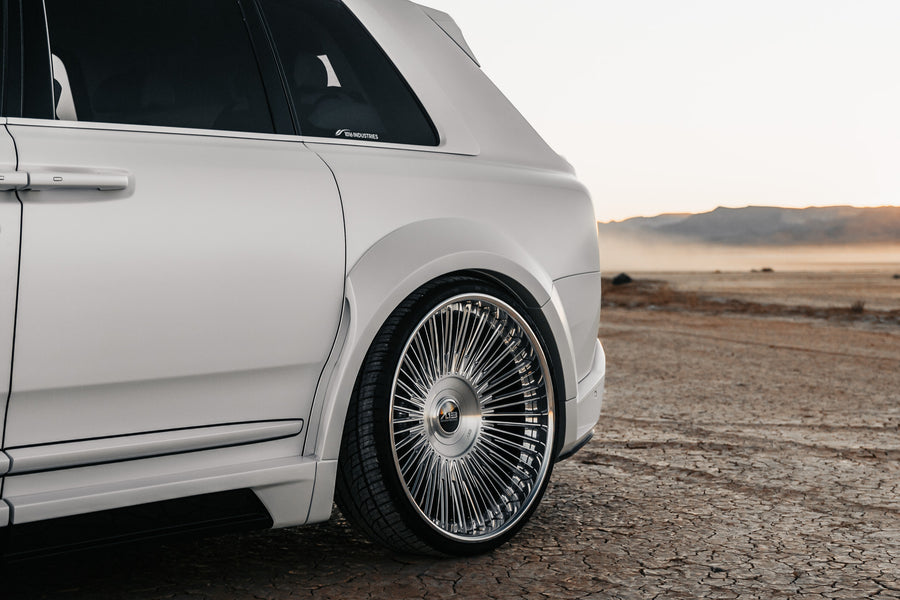 Rolls-Royce Cullinan Series II on AL13 LUX08 forged wheels in Polished Gloss / Brushed Surface finish