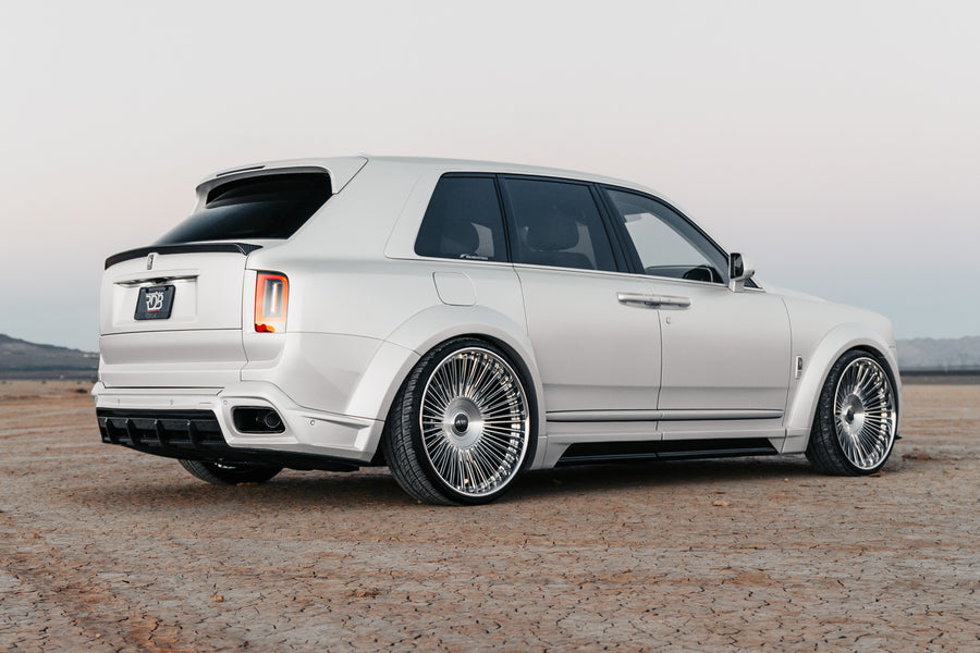 Rolls-Royce Cullinan Series II on AL13 LUX08 forged wheels in Polished Gloss / Brushed Surface finish