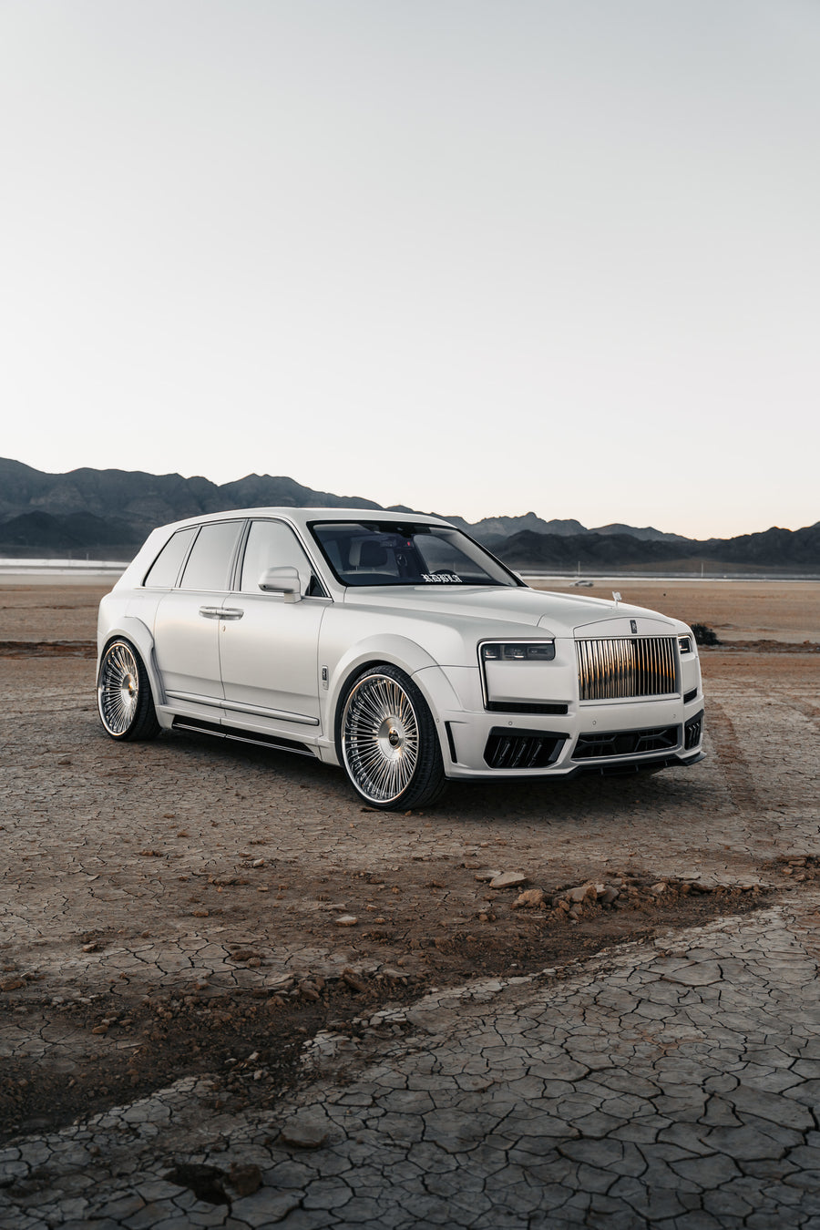 Rolls-Royce Cullinan Series II on AL13 LUX08 forged wheels in Polished Gloss / Brushed Surface finish