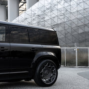 Land Rover Defender on AL13 LUX12 forged wheels in Brushed Satin Shadow Grey finish