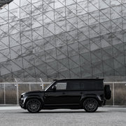 Land Rover Defender on AL13 LUX12 forged wheels in Brushed Satin Shadow Grey finish