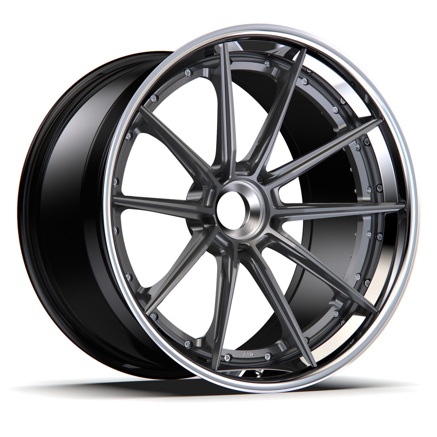 AL13 R10 forged wheel with center lock cap