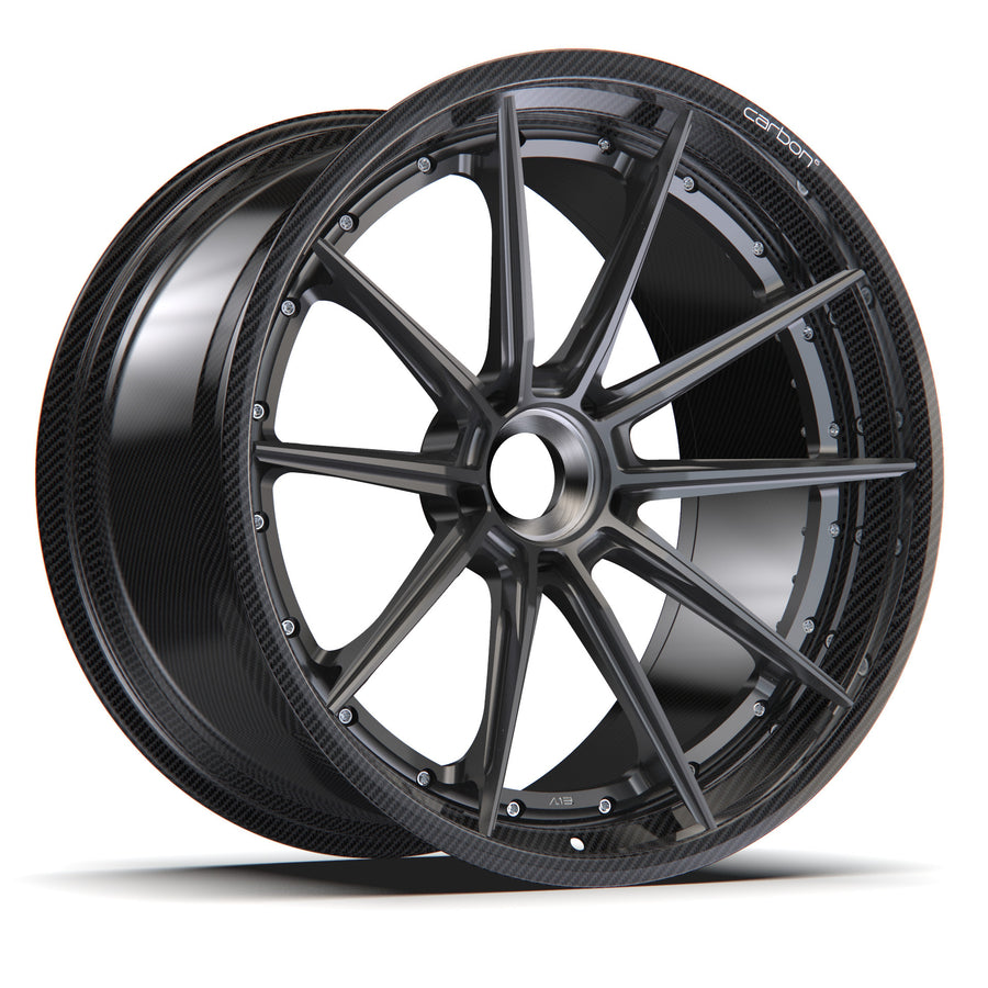 AL13 R10 Carbon6 carbon hybrid forged wheel