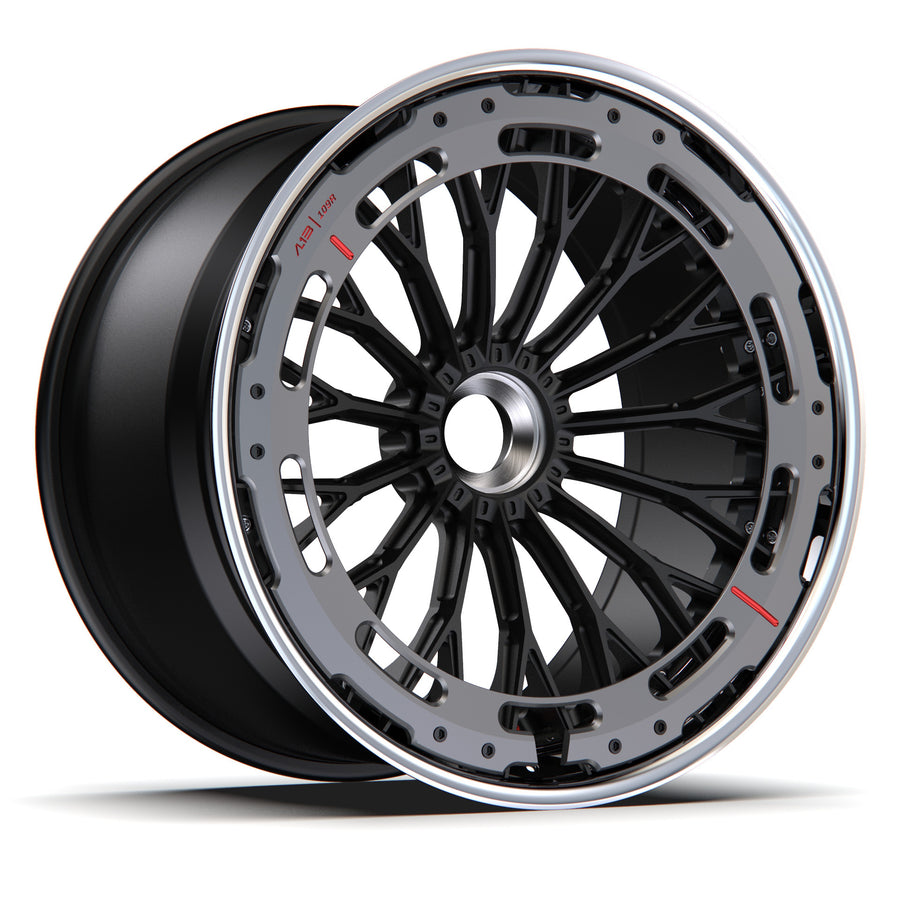 AL13 R100-109R forged wheel with center lock cap