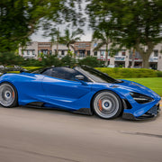 McLaren 720S on AL13 R100 forged wheels in Satin Polished finish