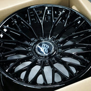 Rolls-Royce Ghost on AL13 R100 forged wheels in Gloss Black finish