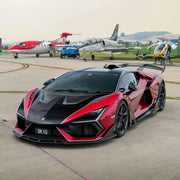 Lamborghini Revuelto on AL13 R105 forged wheels in Gloss Forged Graphite finish